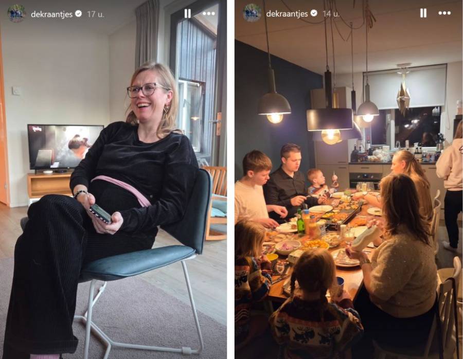 De familie Kraan viert kerst.